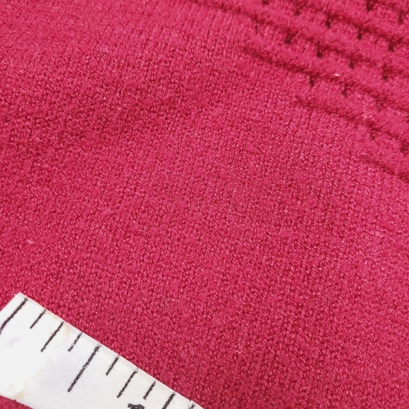 Yuna Burgundy Crew Neck Sweater - Picture 10 of 14